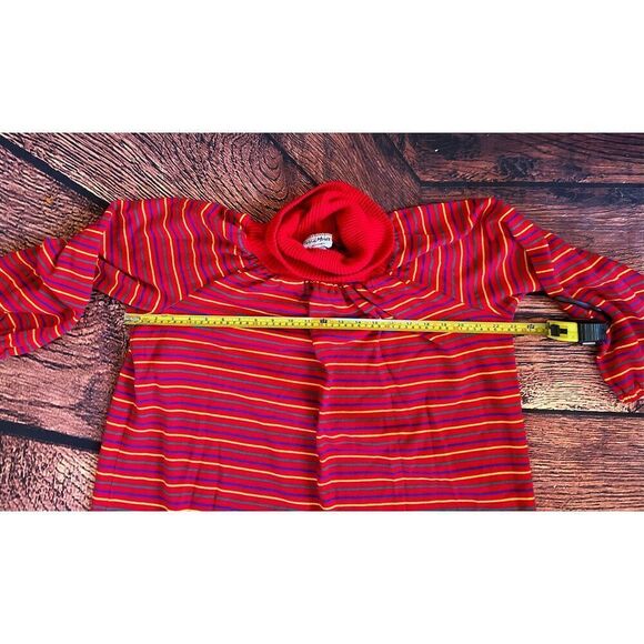 Vtg Gloria Moret of California Multi-color‎ Hostess Patio Gown Dress Robe Sz Lg - Picture 9 of 9